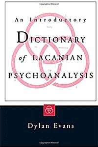[중고] An Introductory Dictionary of Lacanian Psychoanalysis (Paperback)