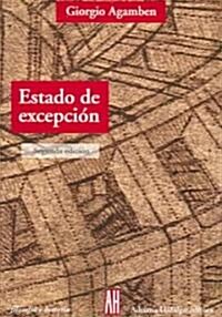 Estado De Excepcion/state of Exception (Paperback)