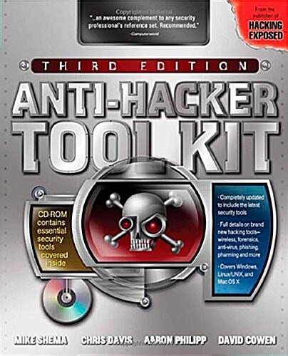 [중고] Anti-Hacker Tool Kit [With CDROM] (Paperback, 3rd)