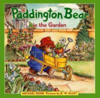 Paddington bear in the garden 