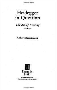 Heidegger in Question (Paperback)