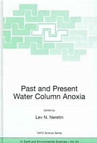 Past And Present Water Column Anoxia (Hardcover)