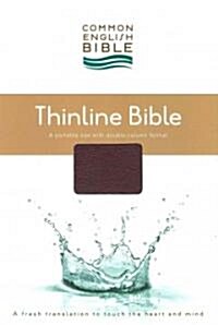 Ceb Common English Thinline Bible, Bonded Ecoleather Burgundy (Bonded Leather)