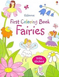 Fairies Sticker Coloring Book (Paperback)