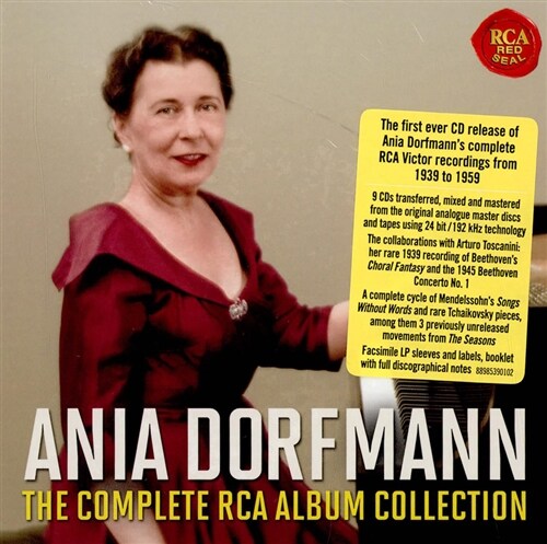 [중고] [수입] 애니아 도르프만 - RCA Victor 녹음 전집 [오리지널 커버 9CD]