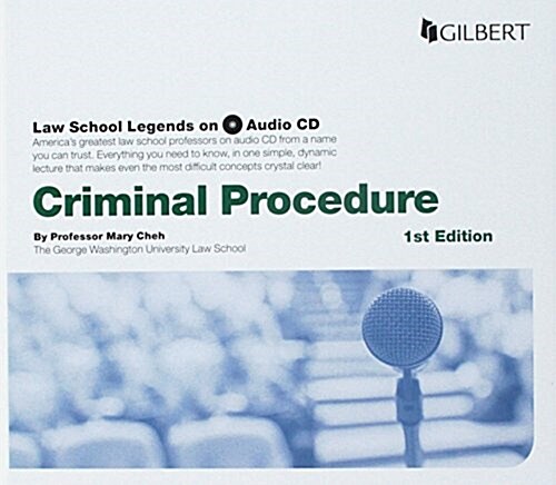 Law School Legends Audio on Criminal Procedure (Audio CD, New)
