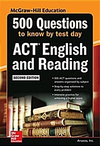 [중고] 500 ACT English and Reading Questions to Know by Test Day, Second Edition (Paperback, 2)