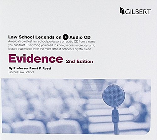 Law School Legends Audio on Evidence (Audio CD, 2nd, New)