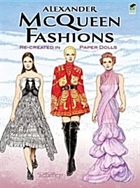 Alexander McQueen Fashions: Re-Created in Paper Dolls (Paperback, Green)