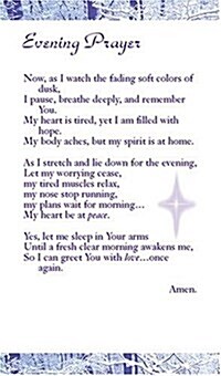 Evening Prayer Prayer Cards (Shrink-Wrapped Pack)