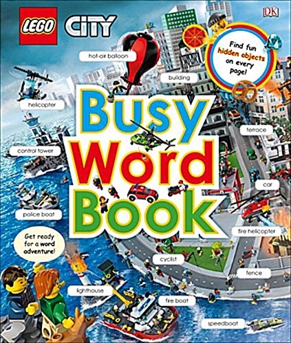 Lego City: Busy Word Book (Hardcover)