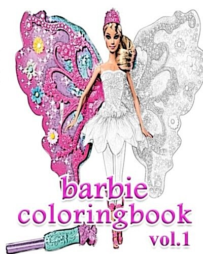 Barbie Coloring Books: Coloring Book Vol.1: Stress Relieving Coloring Book (Paperback)