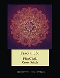 Fractal 536: Fractal Cross Stitch Pattern (Paperback)