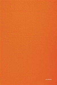 Graph Paper Journal: Orange Journal with Graph Paper Interior (Paperback)