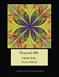 Fractal 496: Fractal Cross Stitch Pattern (Paperback)