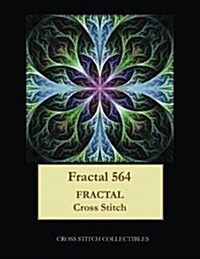 Fractal 564: Fractal Cross Stitch Pattern (Paperback)