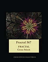 Fractal 567: Fractal Cross Stitch Pattern (Paperback)