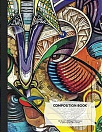 Urban Graffiti Art Composition Notebook, Wide Ruled: Lined Student Exercise Book (Paperback)