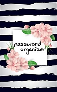 Password Organizer: Modern Password Keeper, Vault, Notebook, Journal and Organizer - Web Password Book 5 by 8 Over 100 Pages: Password Org (Paperback)