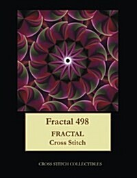 Fractal 498: Fractal Cross Stitch Pattern (Paperback)