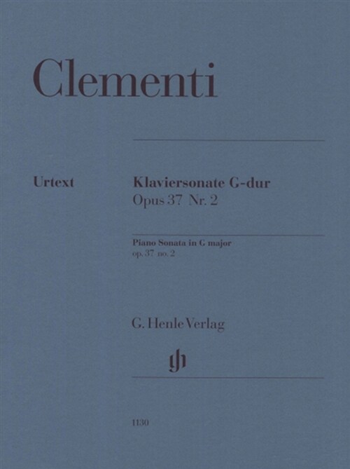 클레멘티 피아노소나타 Opus 37 Nr.2 (1130)