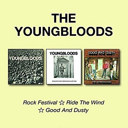 [수입] Youngbloods - Rock Festival & Ride The Wind & Good And Dusty [2CD]