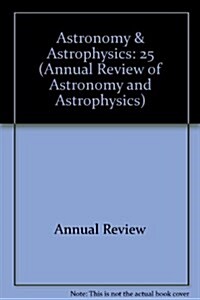 Annual Review of Astronomy and Astrophysics (Hardcover)