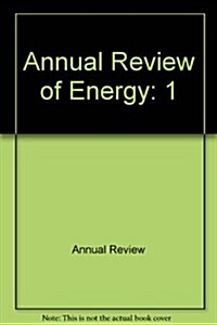 Annual Review of Energy (Hardcover)