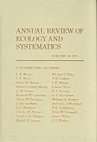 Annual Review of Ecology and Systematics (Hardcover, Booklet)