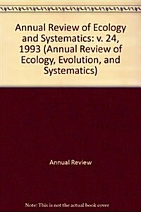 Annual Review of Ecology and Systematics (Hardcover)