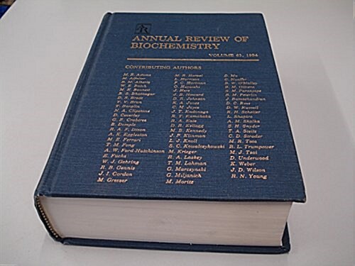 Annual Review of Biochemistry (Hardcover)