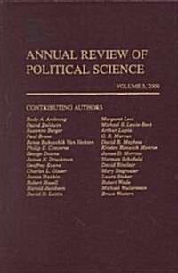 Annual Review of Political Science (Hardcover)