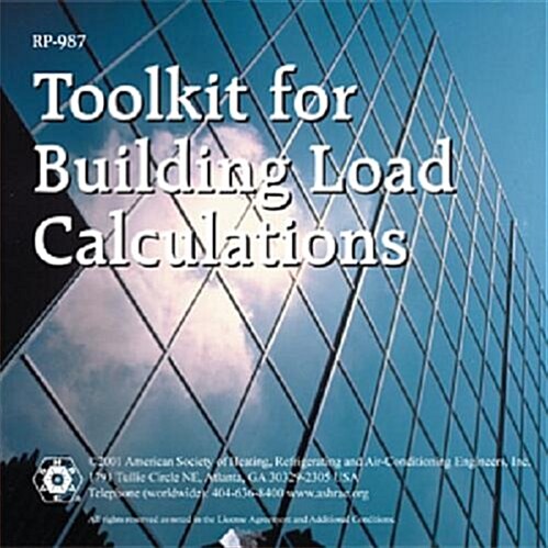 Toolkit for Building Load Calculations (CD-ROM)