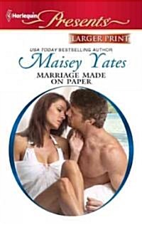 Marriage Made on Paper (Paperback, LGR)