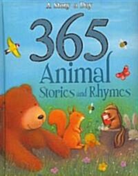 [중고] 365 Animal Stories and Rhymes (Hardcover)
