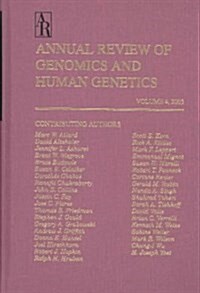 Annual Review of Genomics and Human Genetics (Hardcover)