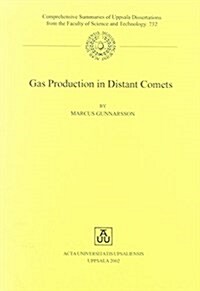 Gas Production in Distant Comets (Paperback)