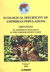 Ecological Specificity of Amphibian Populations (Paperback, Illustrated)