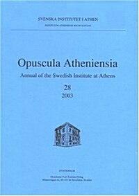 Opuscula Atheniensia (Paperback)