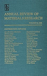 Annual Review of Materials Research 2006 (Hardcover)