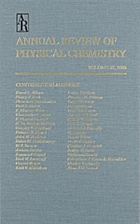 Annual Review of Physical Chemistry 2006 (Hardcover)