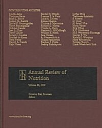 Annual Review of Nutrition 2009 (Hardcover)