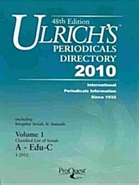 Ulrichs Periodicals Directory 2010 (Hardcover, 48th)