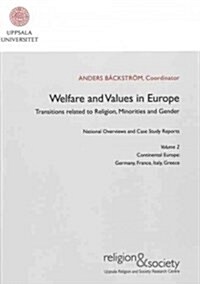 Welfare & Values in Europe (Paperback)