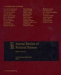 Annual Review of Political Science 2013 (Hardcover)