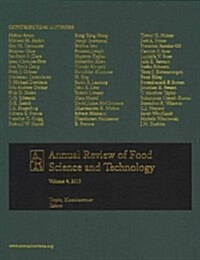 Annual Review of Food Science and Technology 2013 (Hardcover)