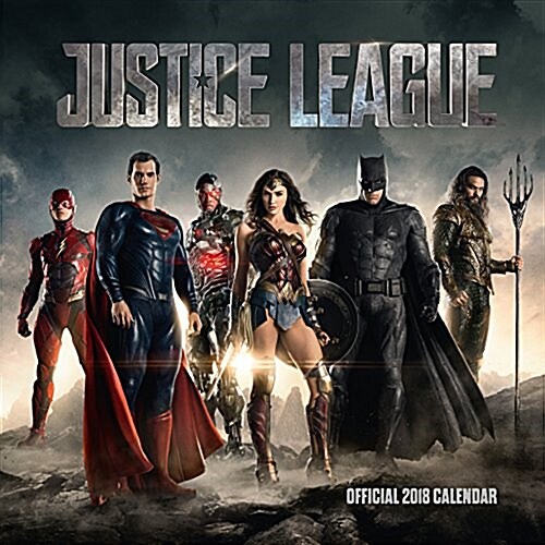 Justice League Official 2018 Calendar - Square Wall Format (Calendar)