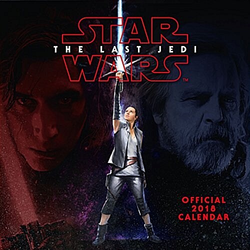 Star Wars: Episode 8 The Last Jedi Official 2018 Calendar - Square Wall Format (Calendar)