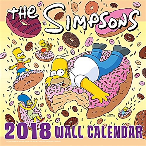 The Simpsons Official 2018 Calendar - Square Wall Format (Calendar)