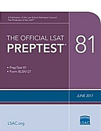 The Official LSAT Preptest 81: (june 2017 Lsat) (Paperback)